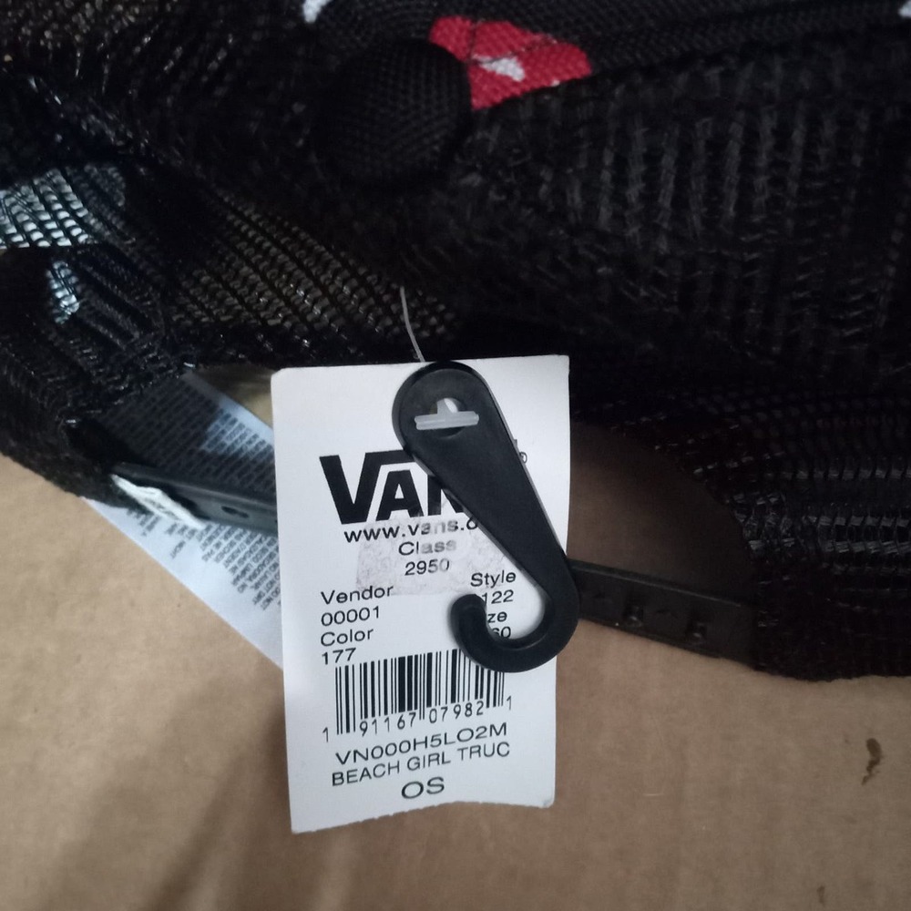 NWT Vans girl's Off the Wall black trucker snapback - Picture 5 of 5